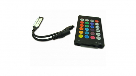 RGB-Controller für LED Streifen 3x2A 12V + IR-Fernbedienung MINI