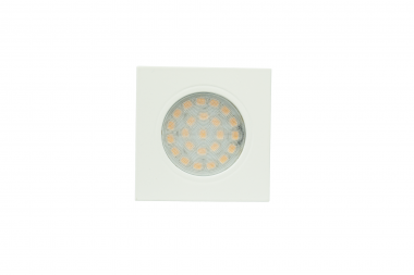 Möbel-Einbauleuchte, quadratisch, Weiß, 1,8 W