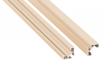 Lumines Profil Typ ajar Light Ivory, lackiert, 1 m