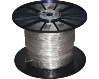Gerades Kabel 2x0,75 Transparent