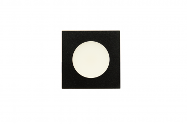 Möbel-Einbauleuchte, quadratisch, Schwarz, 2 W, neutralweiß