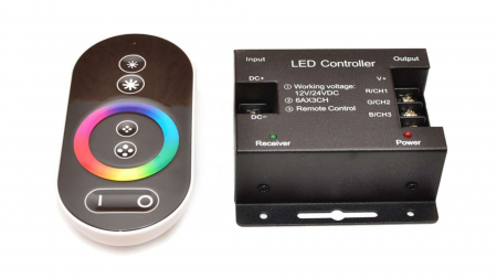RGB-Controller 12V 216W Touchscreen (panel) RF