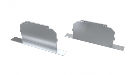 Endkappe Aluminium für LED Profil LUMINES LARGO M4 silber full
