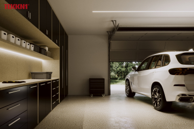 TEKKNI BARDE Set, silber, milch Abdeckung, 2,02 m 2