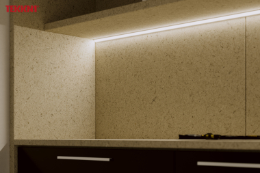 TEKKNI BARDE Set, silber, milch Abdeckung, 2,02 m