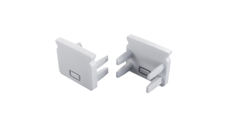 Endkappe für LED Profil LUMINES SEI 2in1 weiß