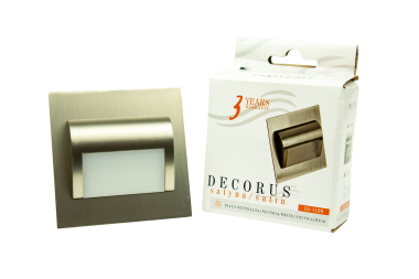 LED-Treppenleuchte 12V DECORUS Neutral, Satin