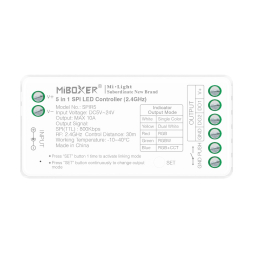 MiBoxer Empfänger  5-24 V 10 A RF SPI 5 in 1 SPIR5