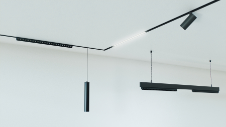 LUMINES GENESIS Magnetisches Licht LINEAR 24 W CCT schwarz