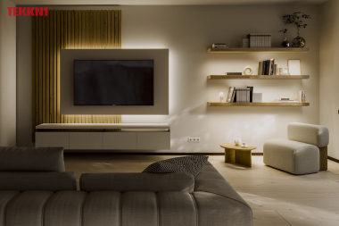 TEKKNI ORRE Set, silber, transparent Abdeckung, 3 m