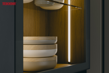 TEKKNI UHRE Set, schwarz, transparent Abdeckung, 3 m