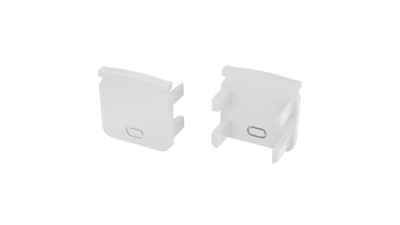 Endkappe für LED Profil TEKKNI+ HELSE+ weiß