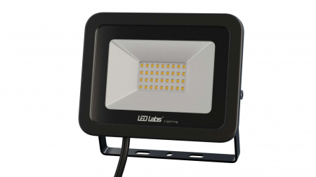 LED Flutlicht DRAGO 3Y 30W Neutralweiß SMD IP65 SLIM, schwarz