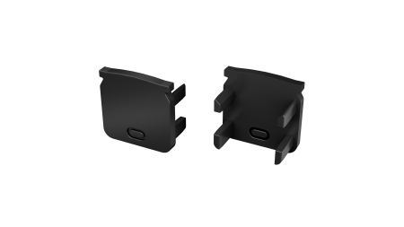 Endkappe für LED Profil TEKKNI HELSE schwarz