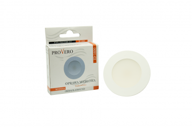 Möbel-Einbauleuchte, rund, Weiß, 2 W, neutralweiß