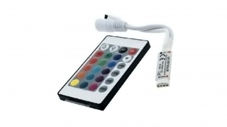 RGB-Controller für LED Streifen 3x2A 12V + IR-Fernbedienung MINI White