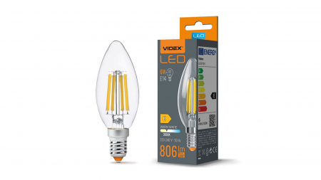 LED-Quelle E14 6W G35 Filament Warm weiß