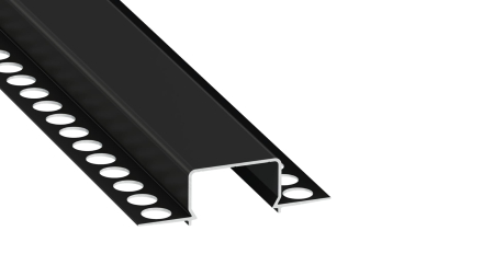 TEKKNI HORST Set, schwarz, milch Abdeckung, 2,02 m