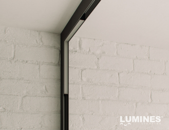 LUMINES GENESIS Magnetisches Licht LINEAR vertikal 90° 24 W 4000 K schwarz