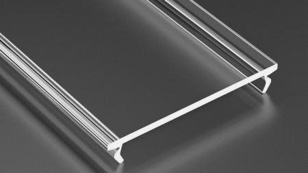 Abdeckung für Profil Lumines WIDE transparent 1 m