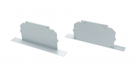 Endkappe Aluminium für LED Profil LUMINES LARGO M4 weiß full