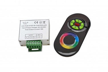 RGB-Controller 12V 216W Touch (5P. + Panel) RF