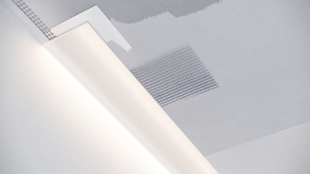 Lumines Profil Typ Topo Weiß, lackiert, 2,02 m