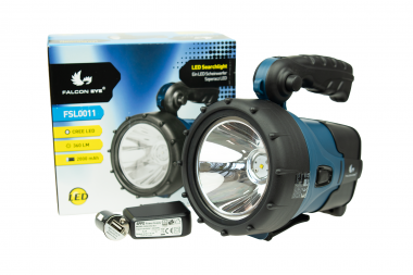 Suchscheinwerfer, Falcon Eye, 360 lm, wiederaufladbar