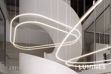 Lumines Profil Typ FLEXA Weiß, lackiert, 1 m