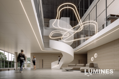 Lumines Profil Typ FLEXA Weiß, lackiert, 1 m