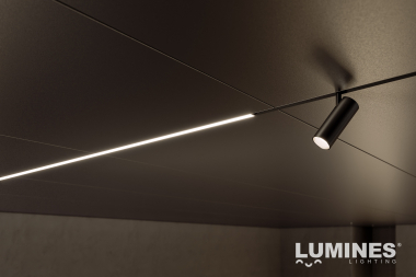 LUMINES SOLVIA Profil schwarz eloxiert 3 m