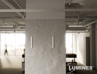 LUMINES GENESIS Magnet-Pendelleuchte TUBE 15 W 4000 K weiß