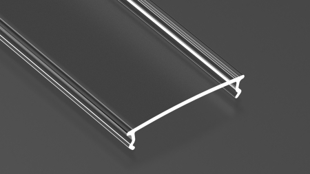 Abdeckung für Profil LUMINES COMPACT PC transparent 3 m