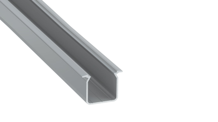 TEKKNI+ Profil Typ SKAGEN+ Silber, eloxiert, 1 m