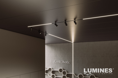 LUMINES SOLVIA Profil schwarz eloxiert 3 m