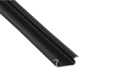 TEKKNI+ Profil Typ SELDE+ Schwarz, eloxiert, 3 m