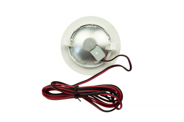 Möbel-Einbauleuchte, rund, Grau, 2 W, neutralweiß