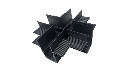 LUMINES GENESIS Magnet-Schiene Einbau + Verbinder schwarz