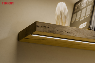 TEKKNI+ Profil Typ ORRE+ Silber, eloxiert, 2,02 m