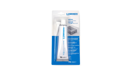 LUMINES Lighting neutraler transparenter Silikon, 70-ml-Tube