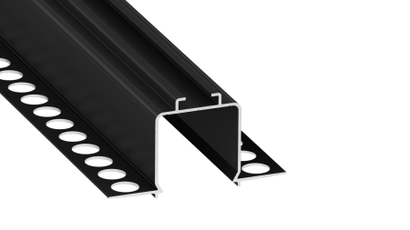Set TEKKNI ODIS schwarz, Abdeckung milchig 3 m