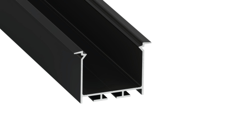 TEKKNI HEDE Set, schwarz, transparent Abdeckung, 2,02 m