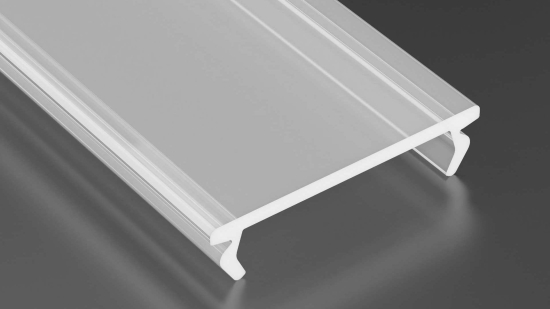 Abdeckung für Profil Lumines DOUBLE PMMA gefroren 1 m
