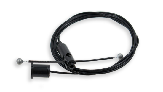 Seilabhängung "Y" Typ - SET 1500 mm/100mm schwarz