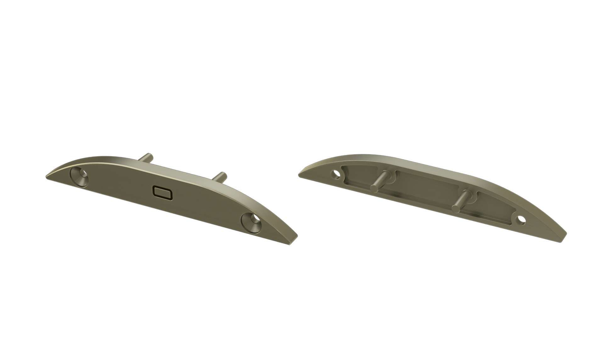 Endkappe für LED Profil LUMINES RETO 2in1 inox