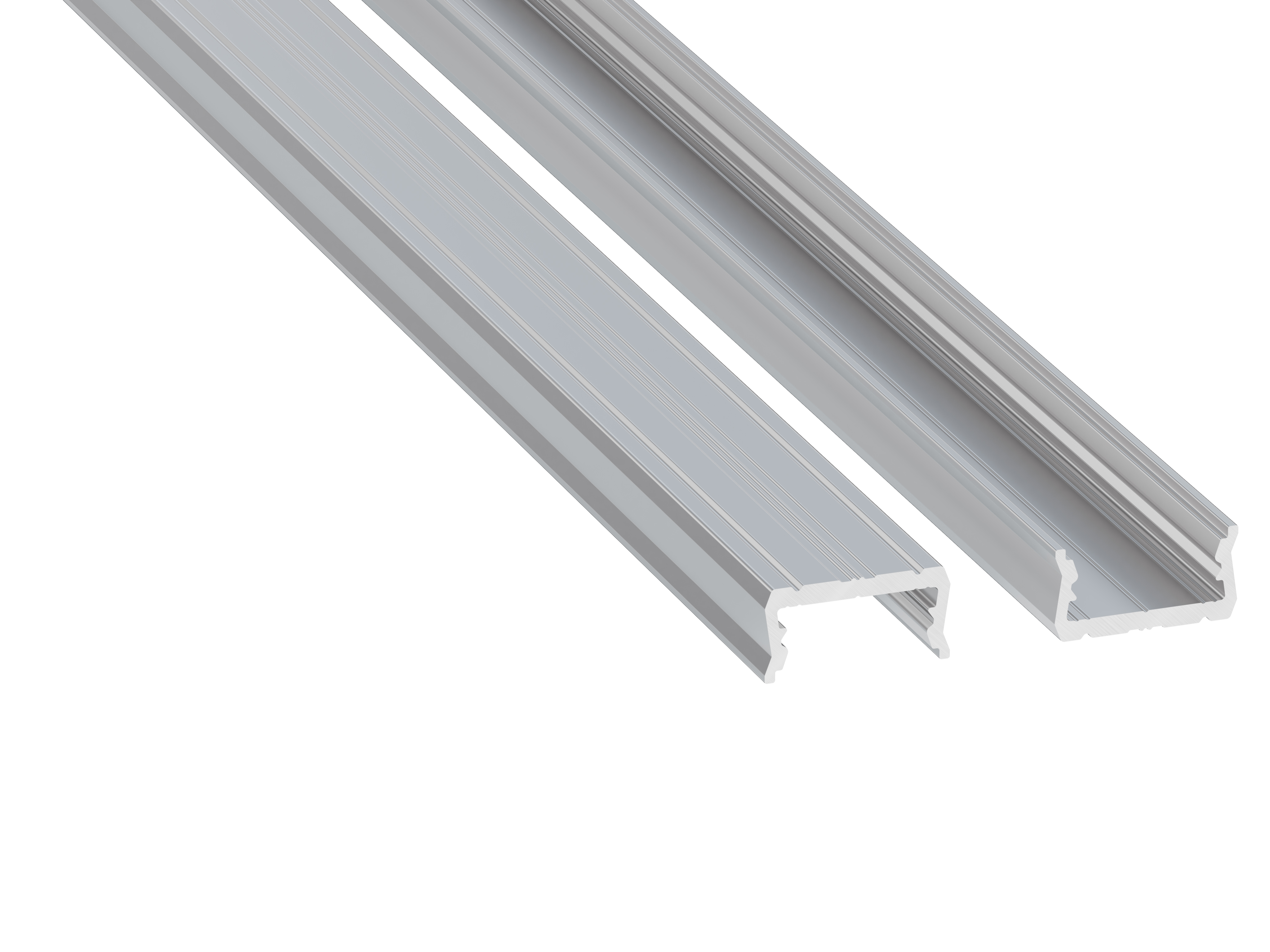 Lumines Profil Typ atom Nicht eloxiert, 2,02 m