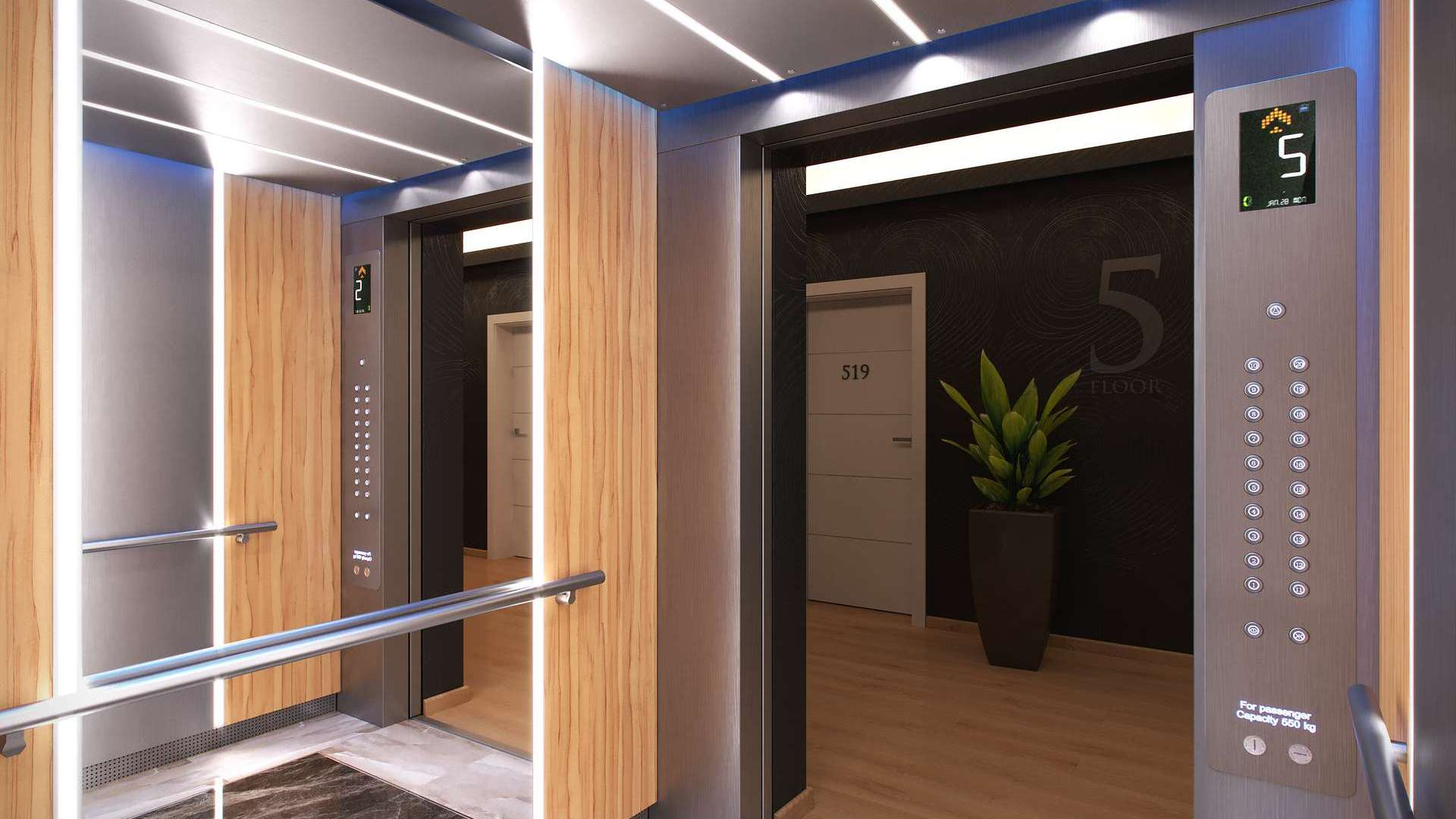 Lumines Profil Typ inDileda Schwarz, lackiert, 1 m