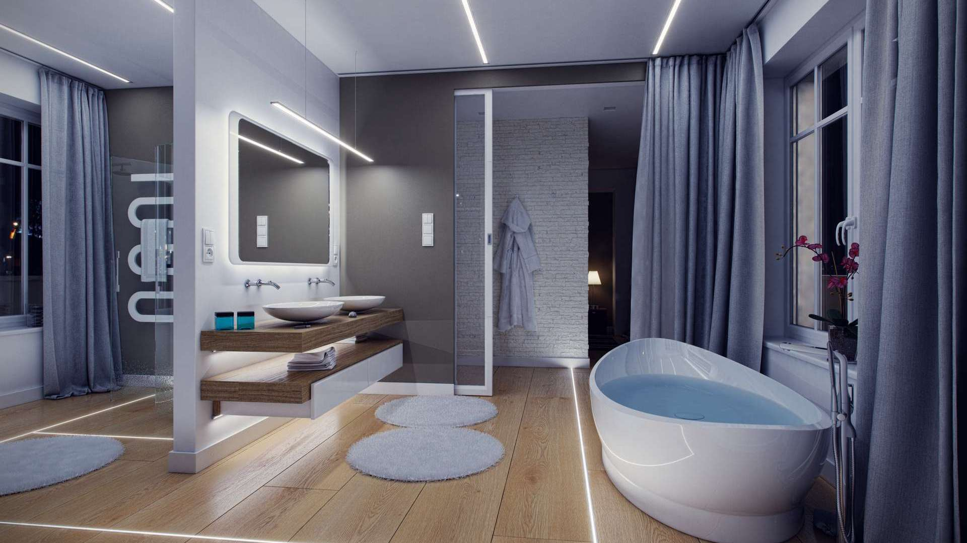 Lumines Profil Typ INSO Schwarz, lackiert, 2 m