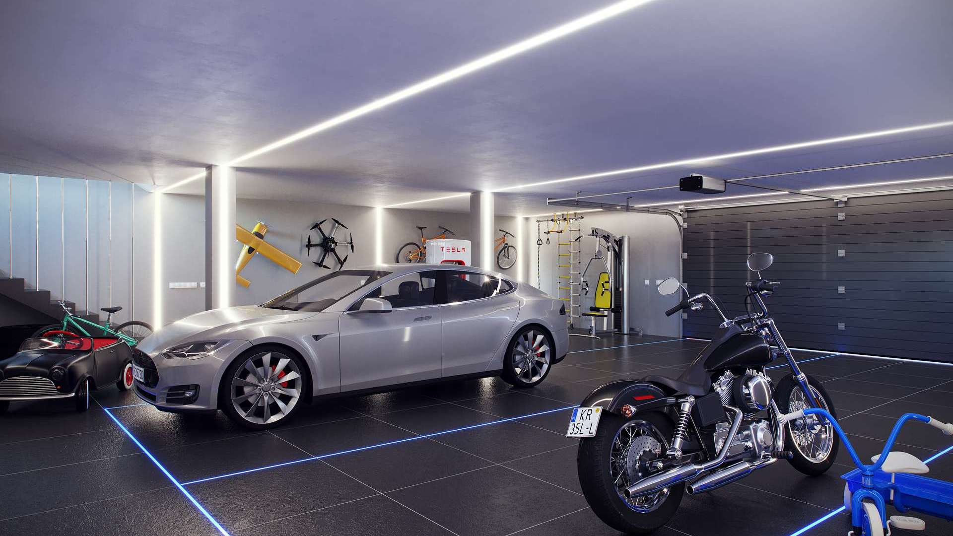 Lumines Profil Typ SORGA Schwarz, lackiert, 3 m