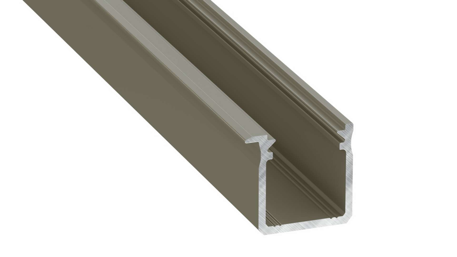 Lumines Profil Typ J Inox, eloxiert, 1 m